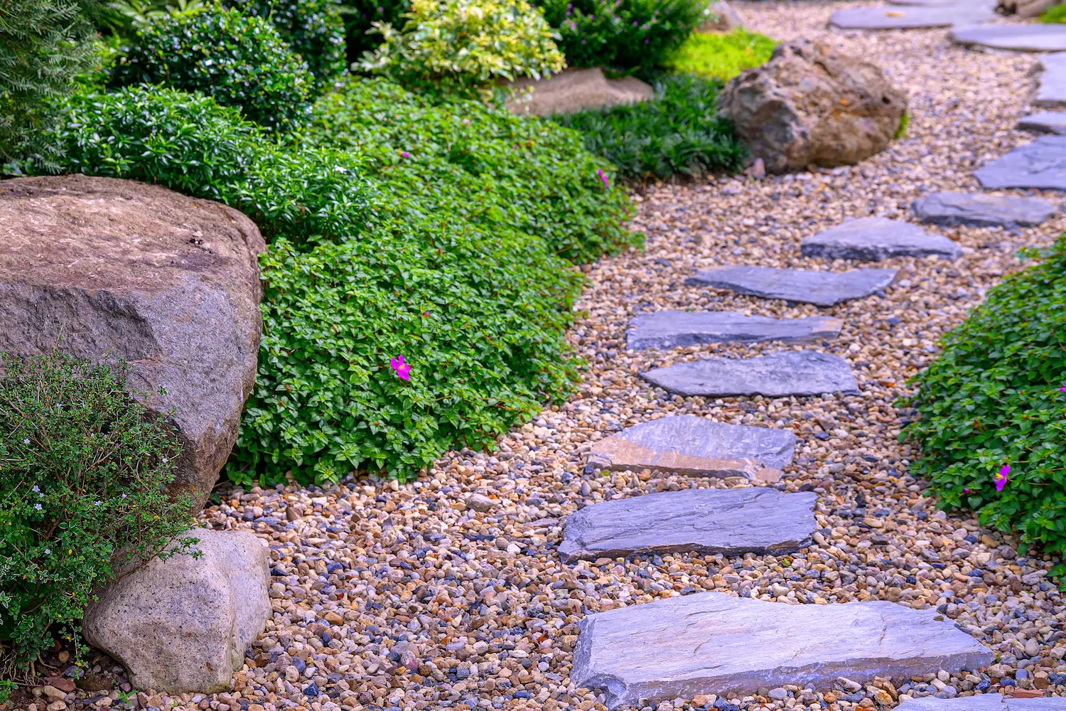 allée de jardin