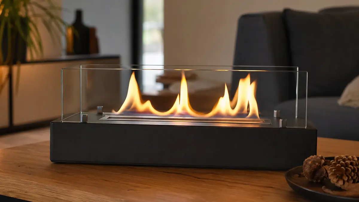 Cheminée bioéthanol : avis, à savoir avant d'acheter