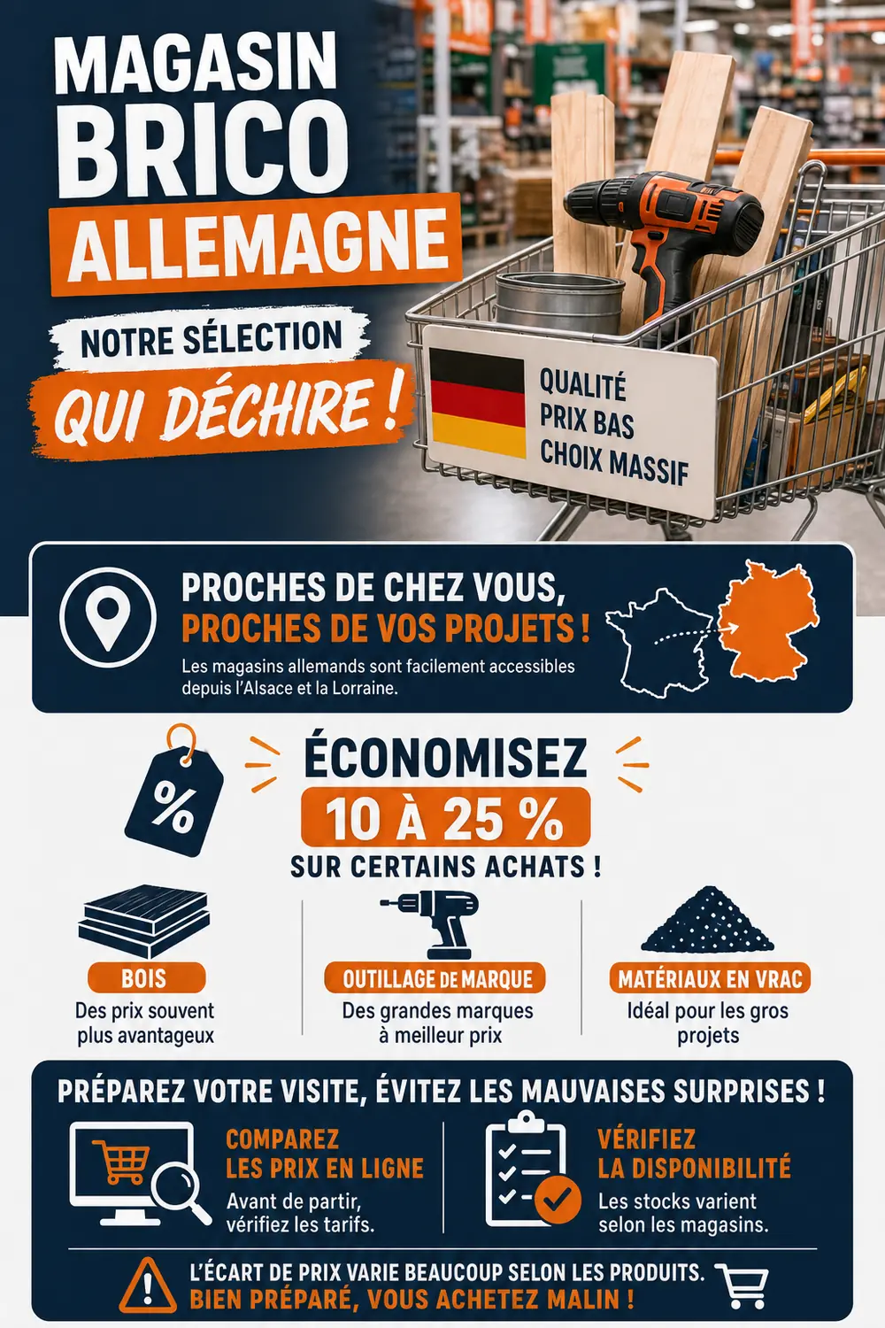 Infographie : Magasin brico allemagne : Notre sélection qui déchire