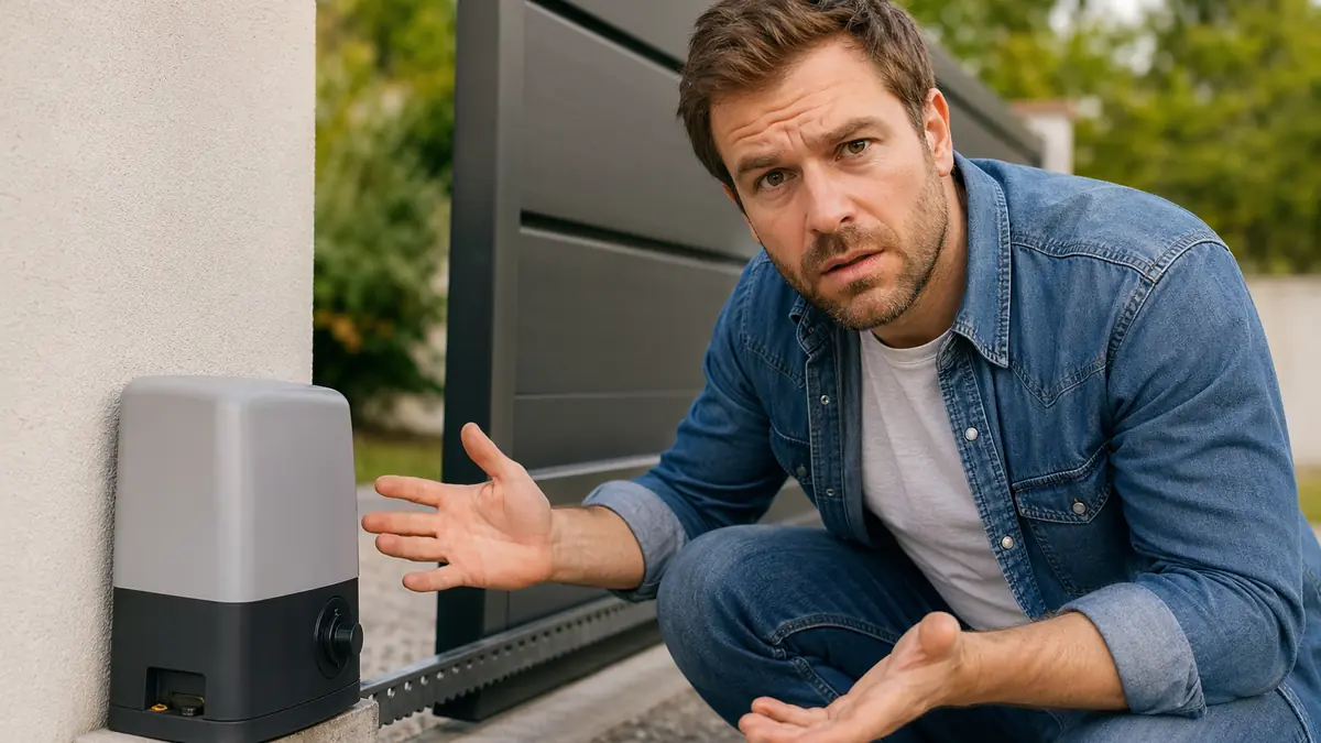 problème motorisation portail avidsen