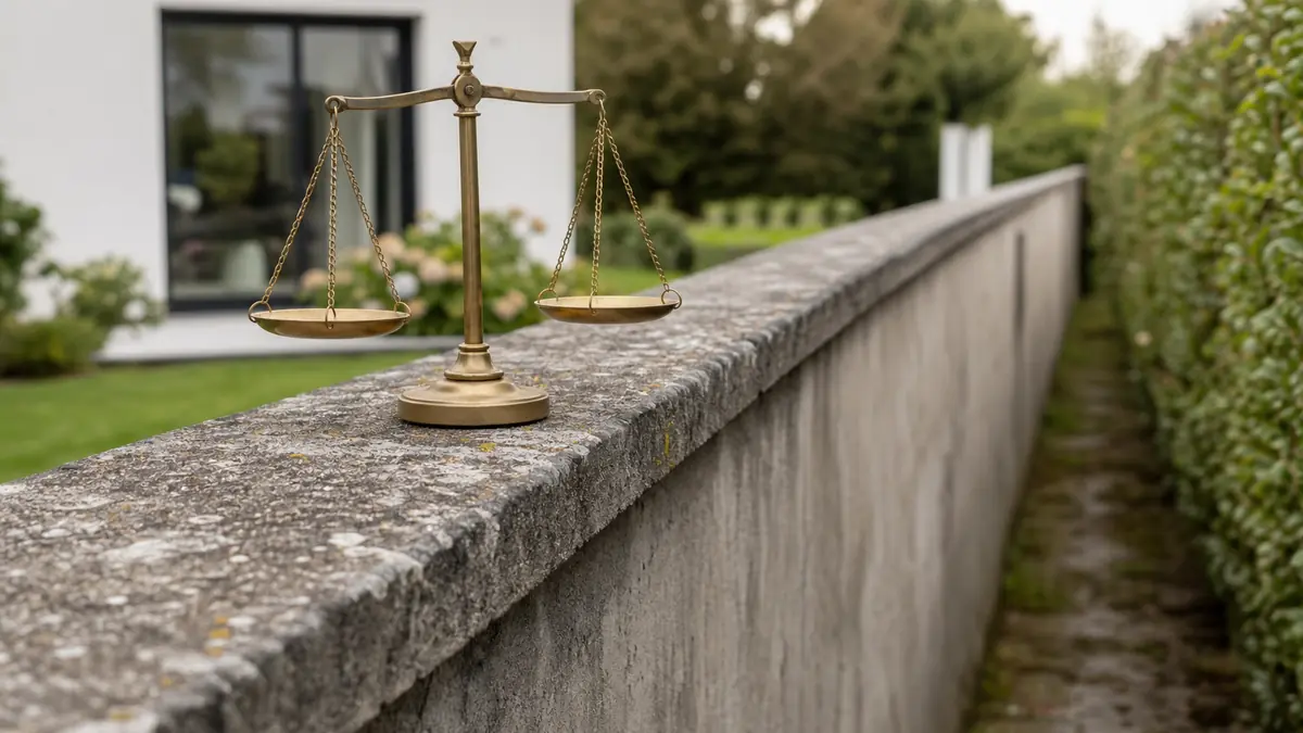 mur privatif en limite de propriété jurisprudence