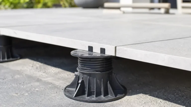 plot pour terrasse carrelage