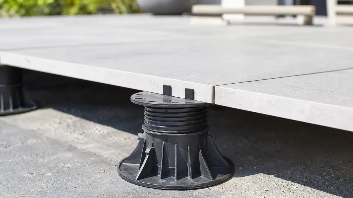 plot pour terrasse carrelage