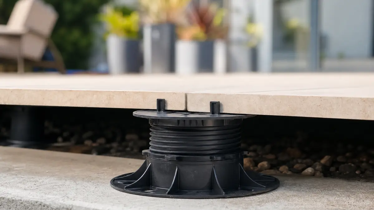 plot pour terrasse carrelage