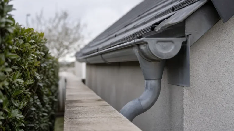 cheneau sur mur en limite de propriété