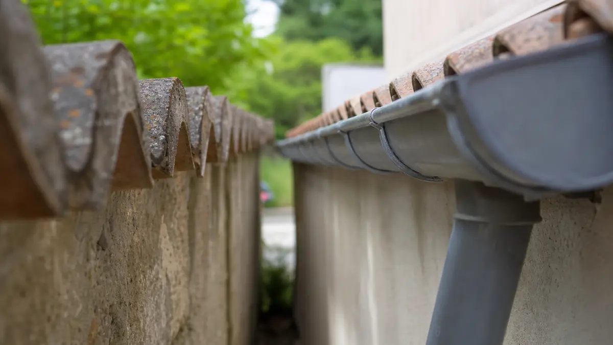 cheneau sur mur en limite de propriété