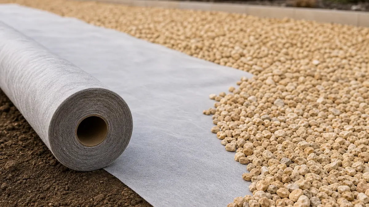 geotextile pour gravier