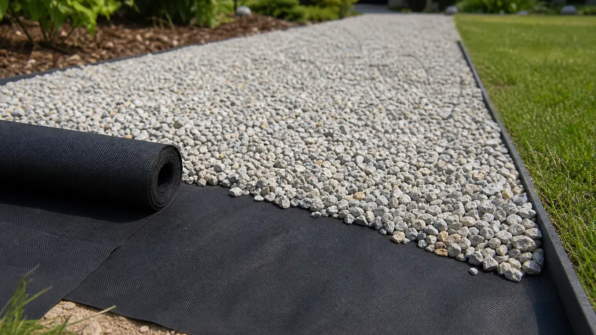 geotextile pour gravier